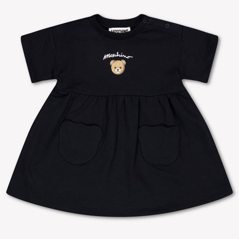 Moschino Baby Meisjes Jurk In Zwart