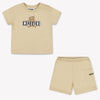 Moschino Baby Jongens Setjes in Beige