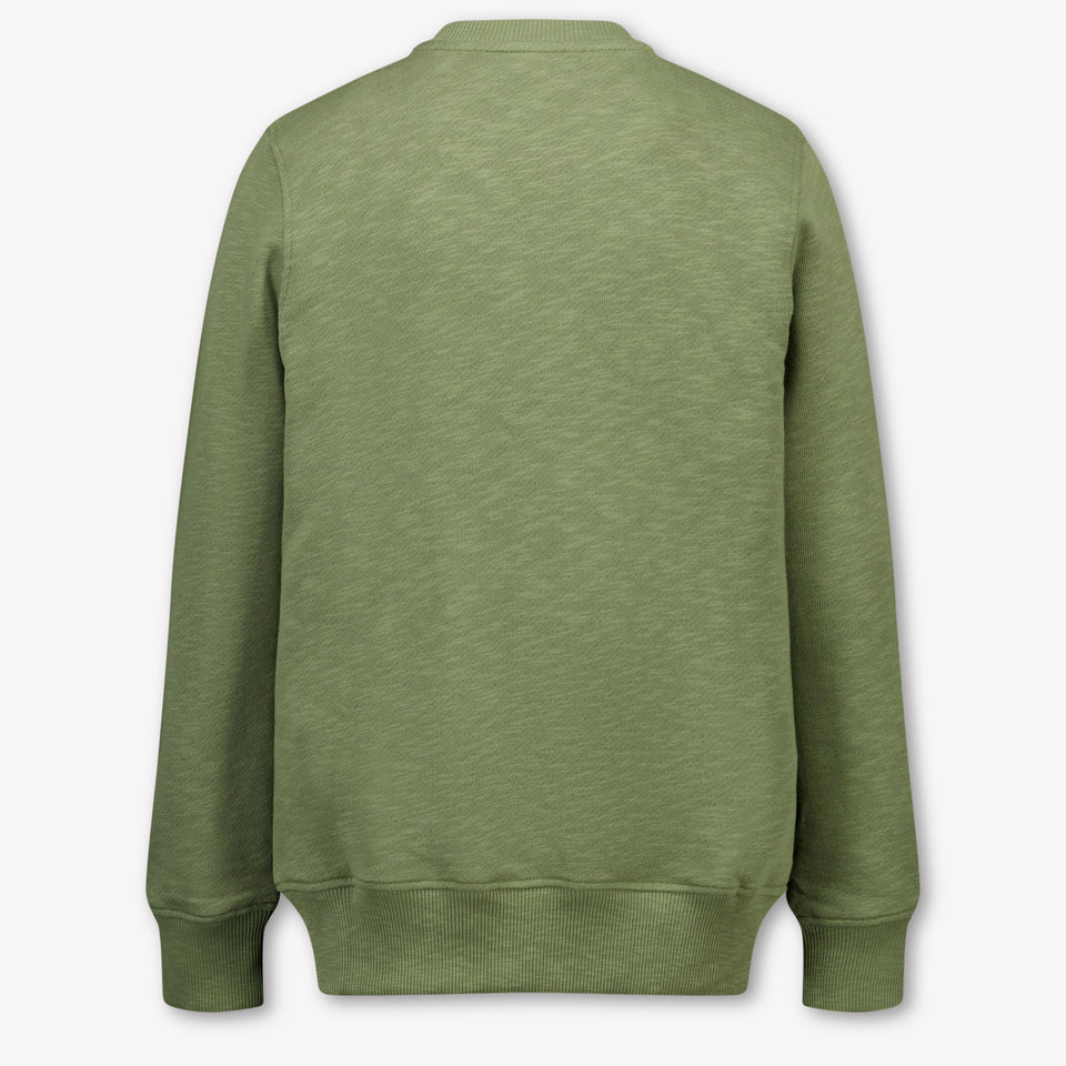 Moschino Kinder Unisex Trui In Army