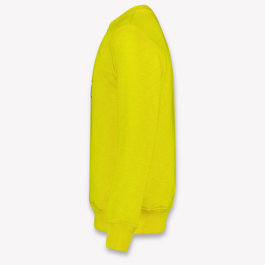 Moschino Kinder Unisex Trui In Geel