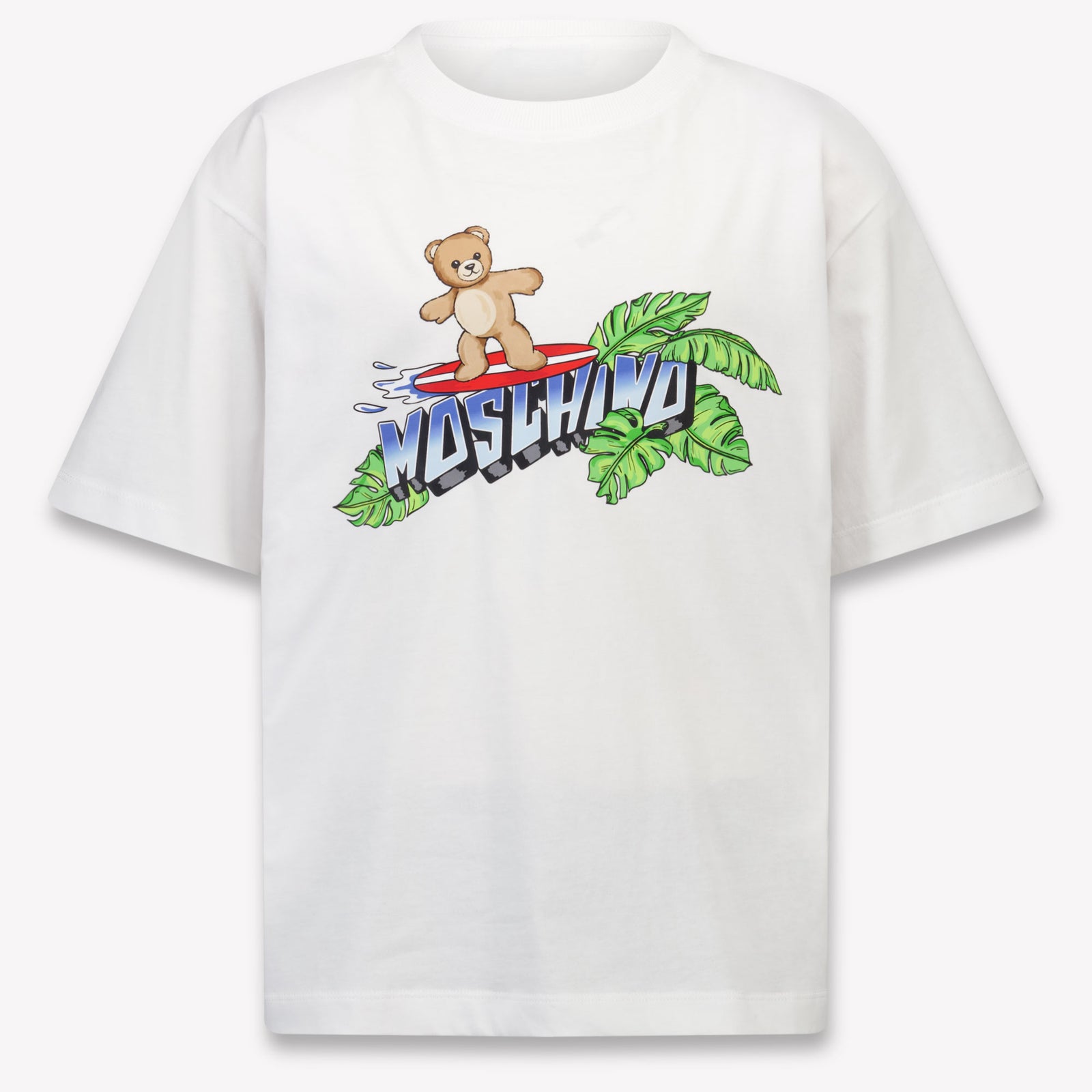 Moschino Kinder Jongens T-Shirt In Wit