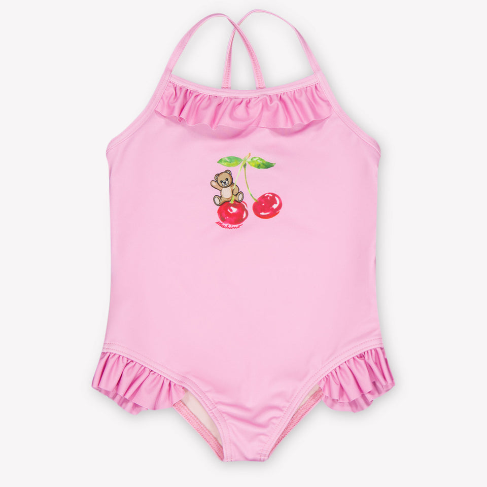 Moschino Baby Meisjes Zwemkleding In Roze