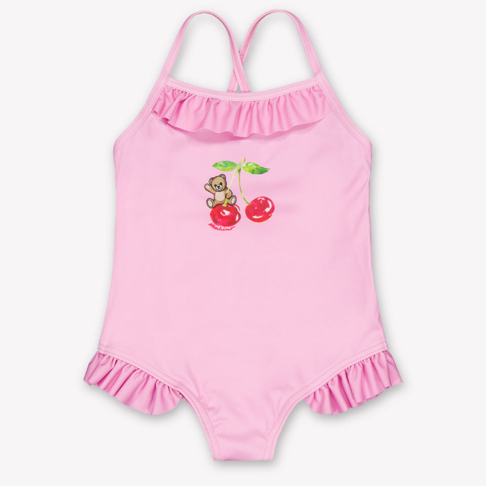 Moschino Baby Meisjes Zwemkleding In Roze