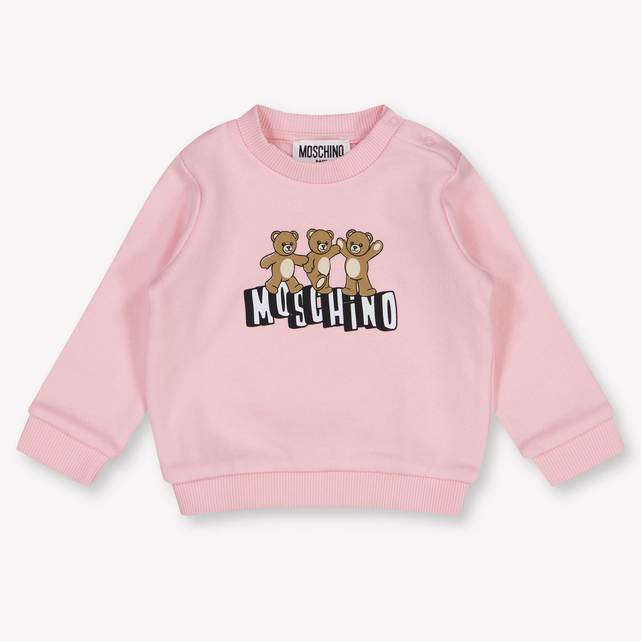 Moschino Baby Unisex Trui In Licht Roze