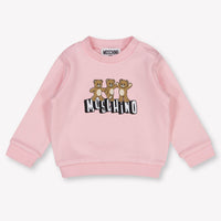 Moschino Baby Unisex Trui In Licht Roze