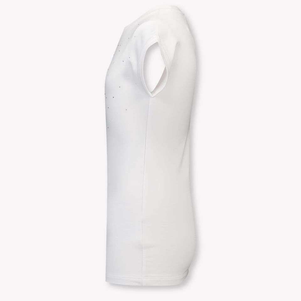 Moschino Kinder Meisjes Jurk In Wit