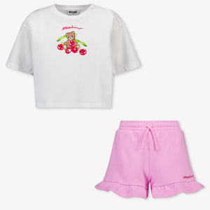 Moschino Kinder Meisjes Setje In Wit