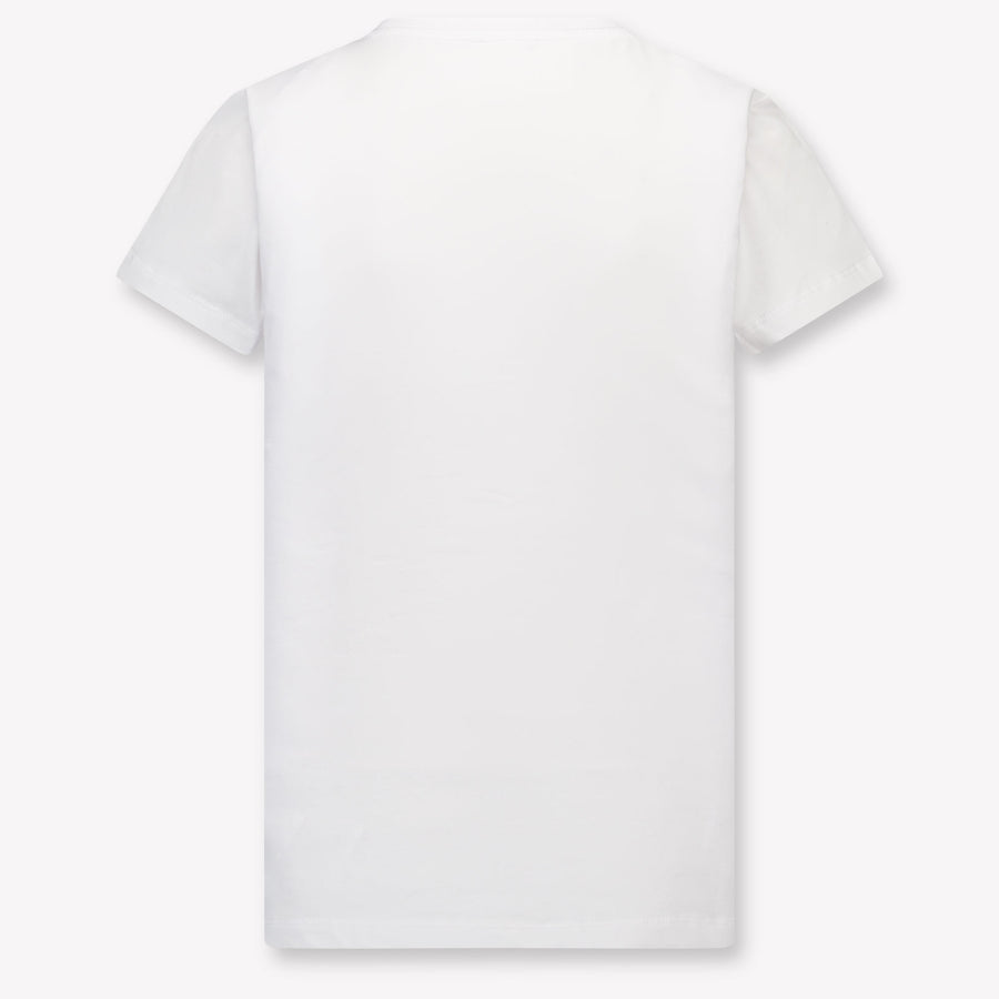 Moschino Kinder Meisjes T-Shirt In Wit