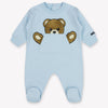 Moschino Baby Unisex Boxpakje In Licht Blauw