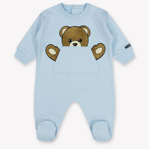 Moschino Baby Unisex Boxpakje In Licht Blauw