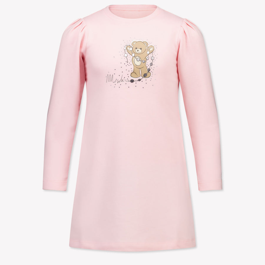 Moschino Kinder Meisjes Jurk In Licht Roze