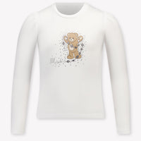 Moschino Kinder Meisjes T-Shirt In Wit