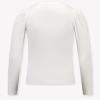 Moschino Kinder Meisjes T-Shirt In Wit