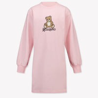 Moschino Kinder Meisjes Jurk In Licht Roze