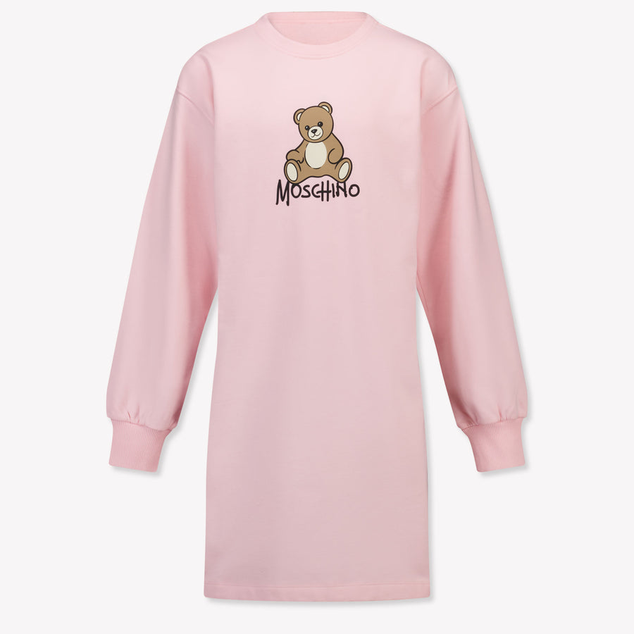 Moschino Kinder Meisjes Jurk In Licht Roze