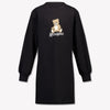 Moschino Kinder Meisjes Jurk In Zwart