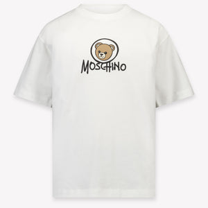 Moschino Kinder Jongens T-Shirt In Wit