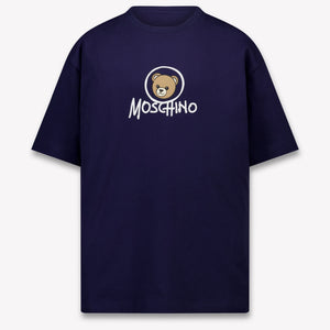 Moschino Kinder Jongens T-Shirt In Navy