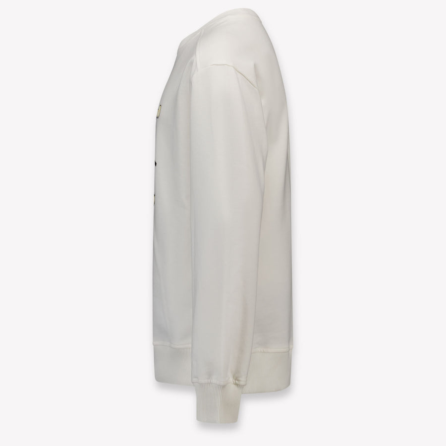 Moschino Kinder Jongens Trui In Off White