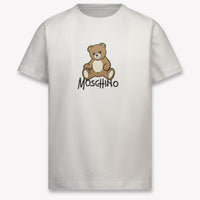 Moschino Kinder Unisex T-Shirt In Wit