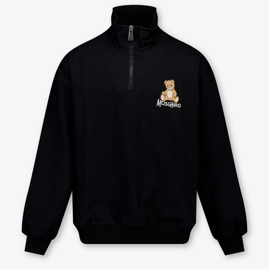 Moschino Kinder Unisex Trui In Zwart
