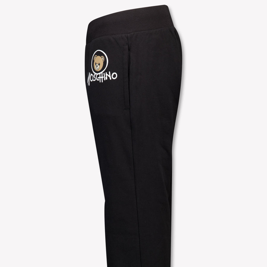 Moschino Kinder Unisex Broek In Zwart