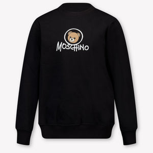 Moschino Kinder Unisex Trui In Zwart