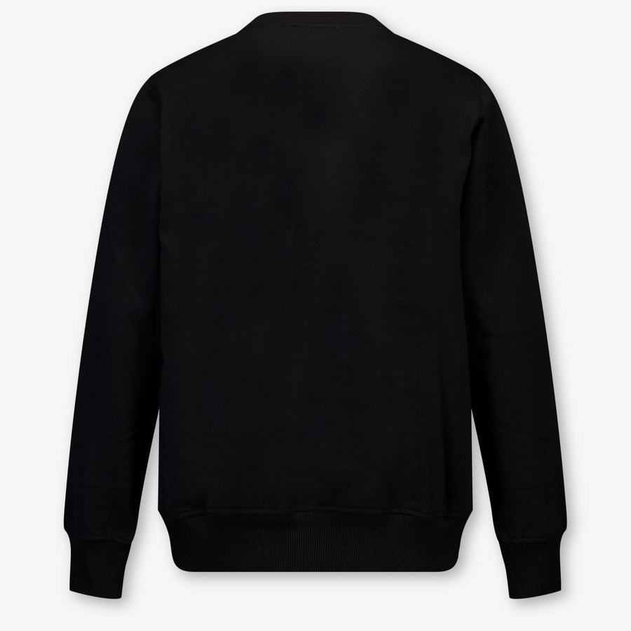Moschino Kinder Unisex Trui In Zwart