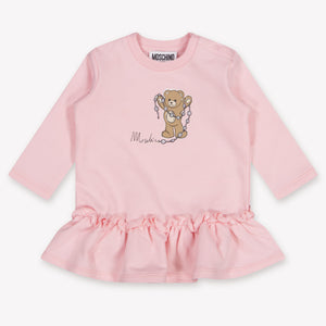 Moschino Baby Meisjes Jurk In Licht Roze