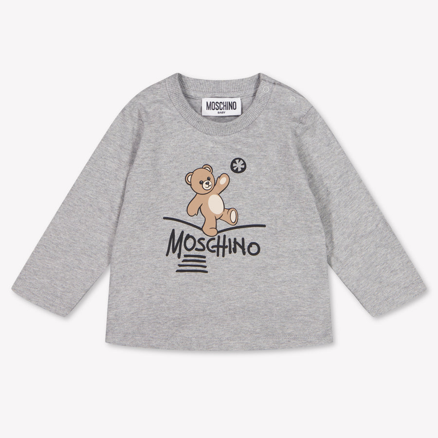 Moschino Baby Meisjes T-Shirt In Grijs