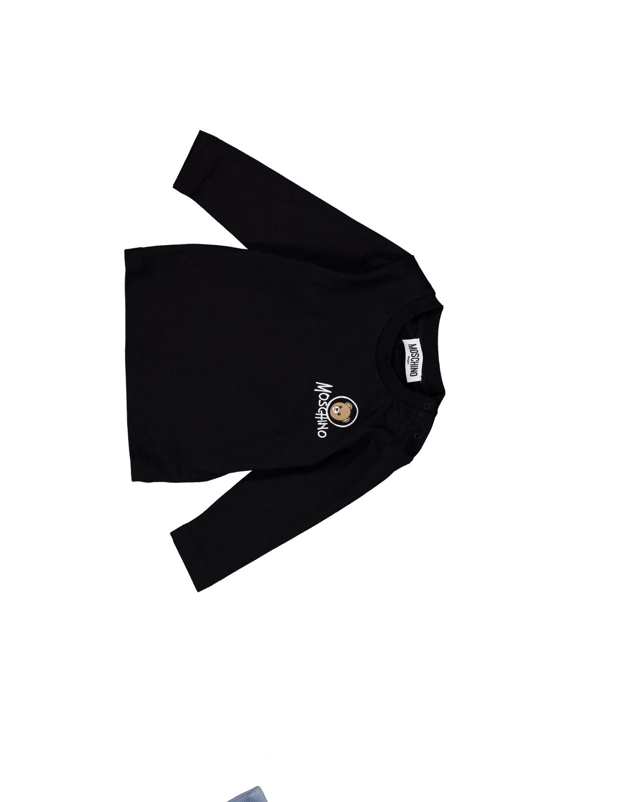 Moschino Baby Unisex T-Shirt In Zwart