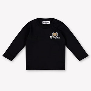 Moschino Baby Unisex T-Shirt In Zwart
