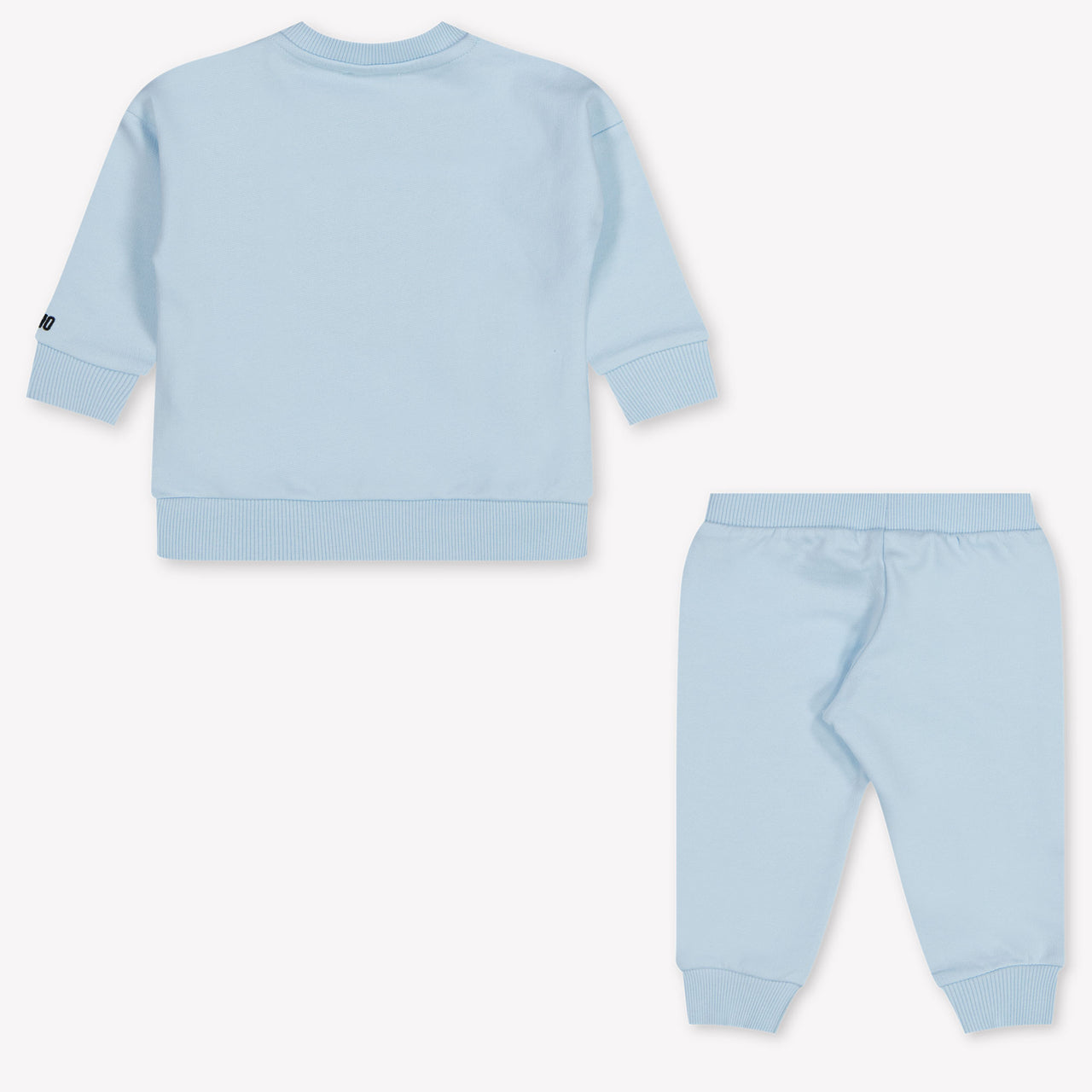 Moschino Baby Unisex Joggingpak In Licht Blauw