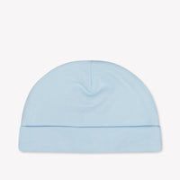 Moschino Baby Unisex Hat In Light Blue