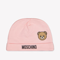 Moschino Baby Girls Hat In Light Pink