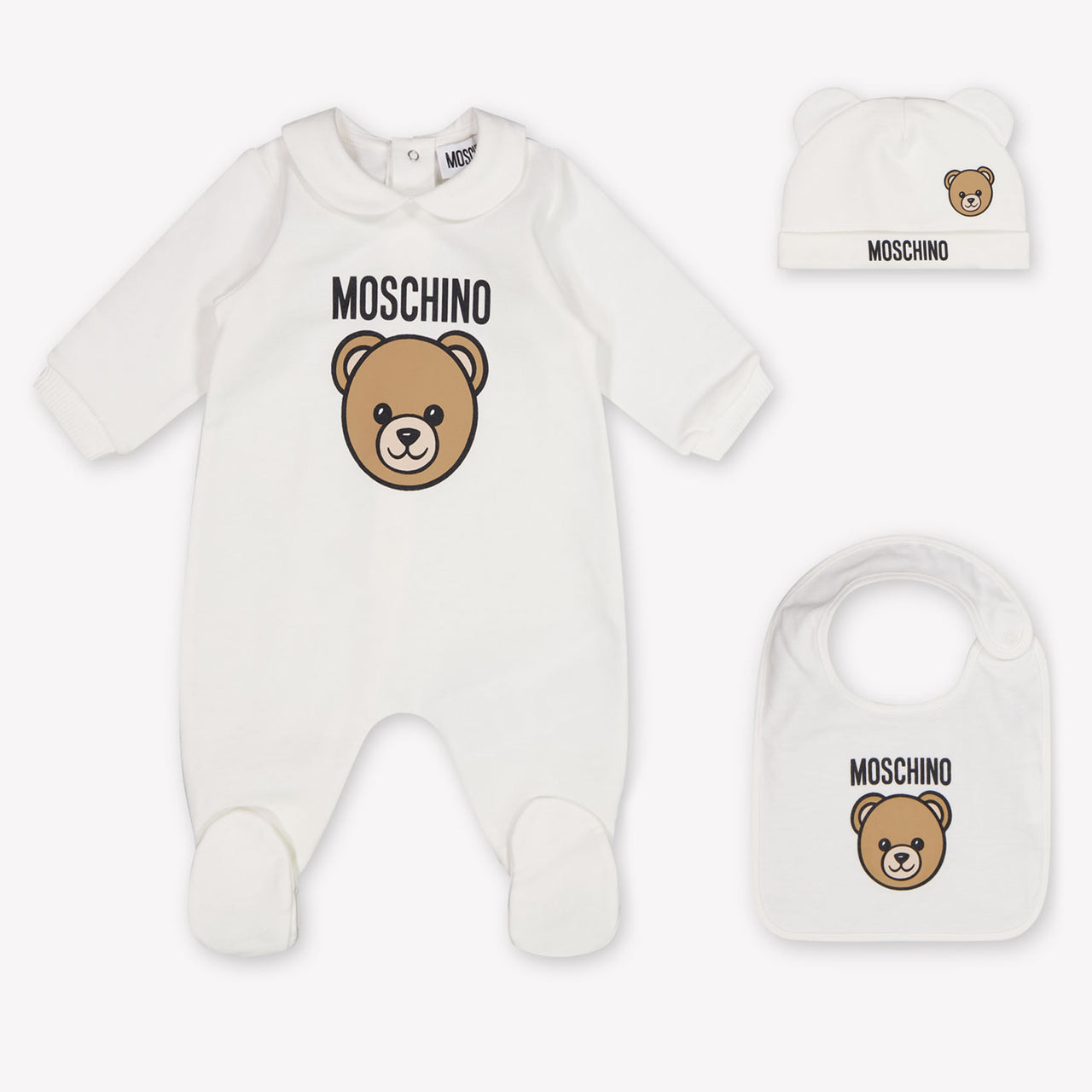 Moschino Baby Unisex Boxpakje In Off White