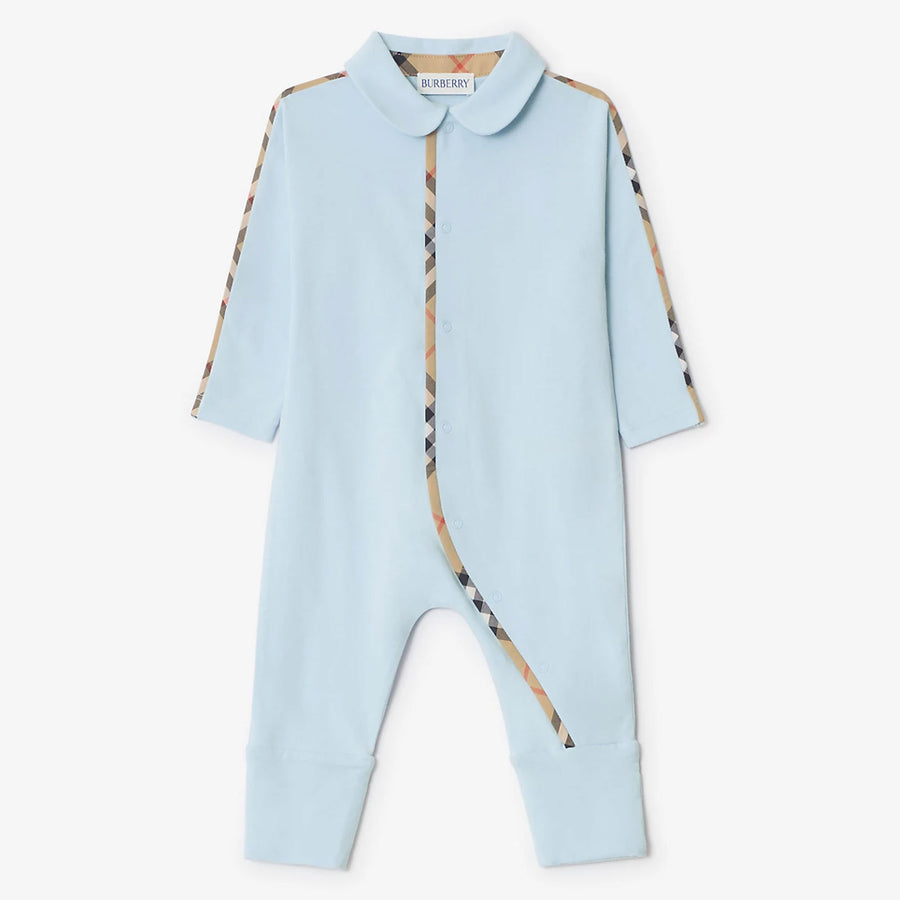 Burberry Hamilton Baby Jongens Boxpakje In Licht Blauw