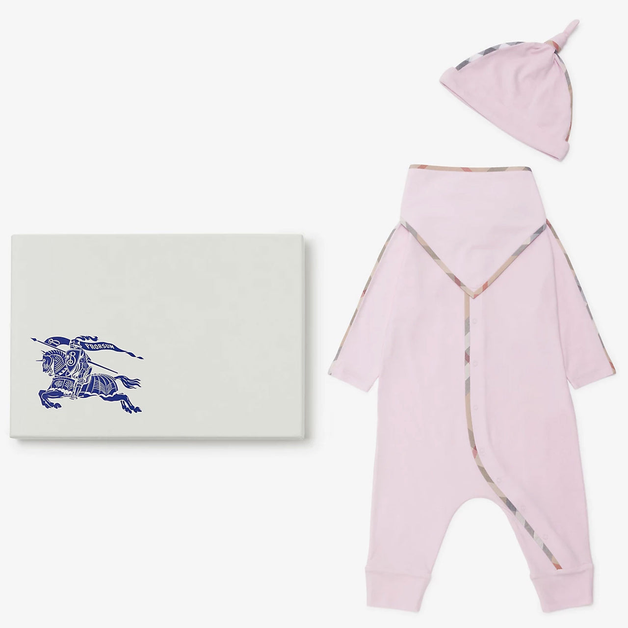 Burberry Hamilton Baby Meisjes Boxpakje In Licht Roze