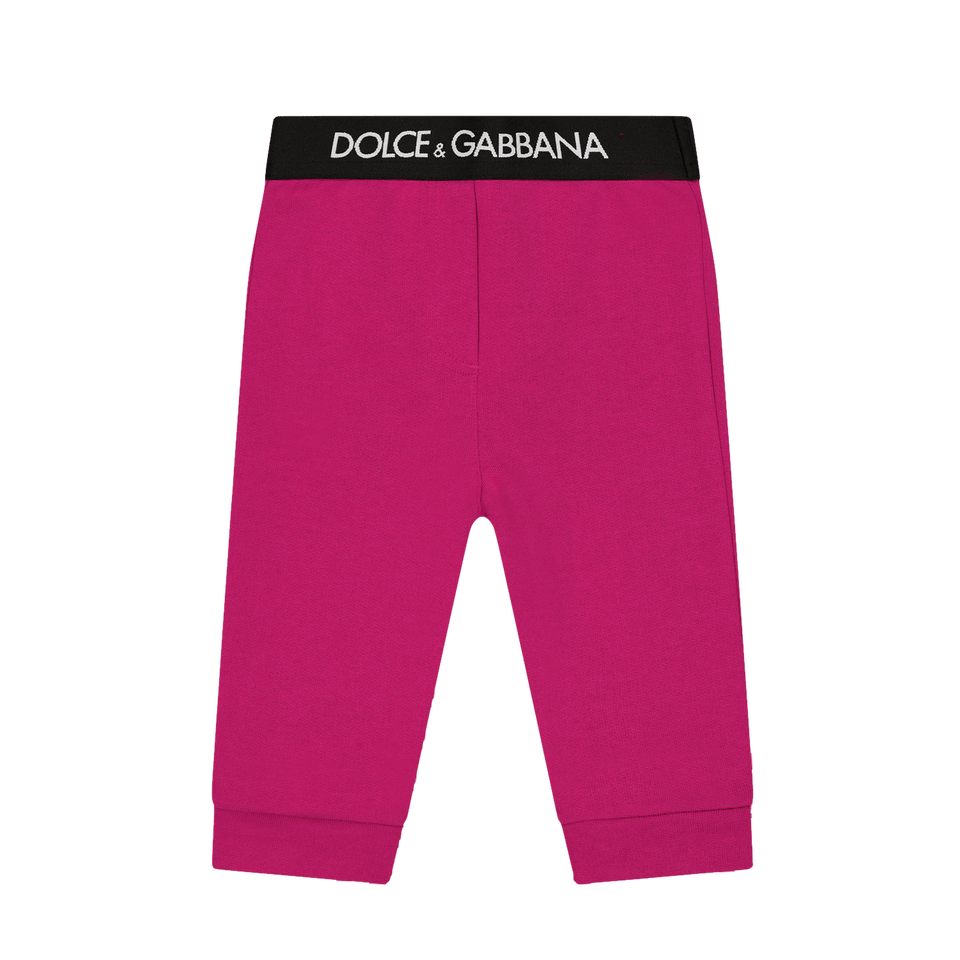 Dolce & Gabbana Baby Meisjes Broek Fuchsia