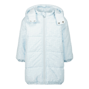 Fendi Baby Unisex Jas Licht Blauw 3 mnd