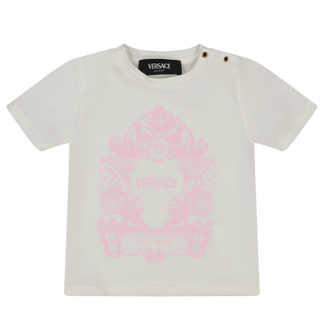 Versace Baby Meisjes T-Shirt Roze 3/6