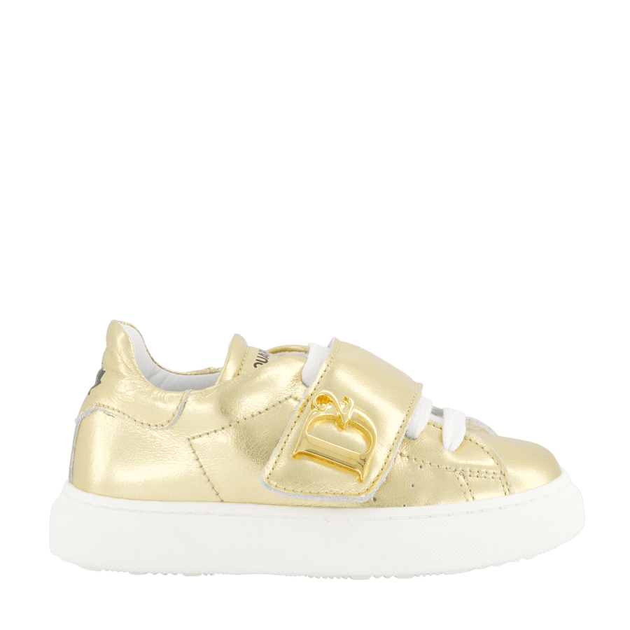 Dsquared2 Girls Sneakers Gold