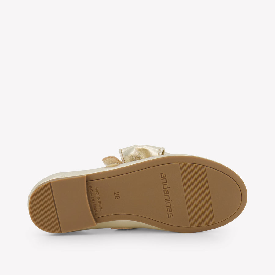 Andanines Meisjes Schoenen In Goud