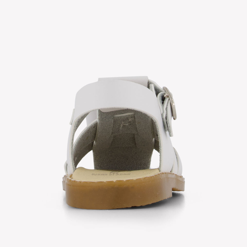 Andanines Meisjes Sandalen In Wit