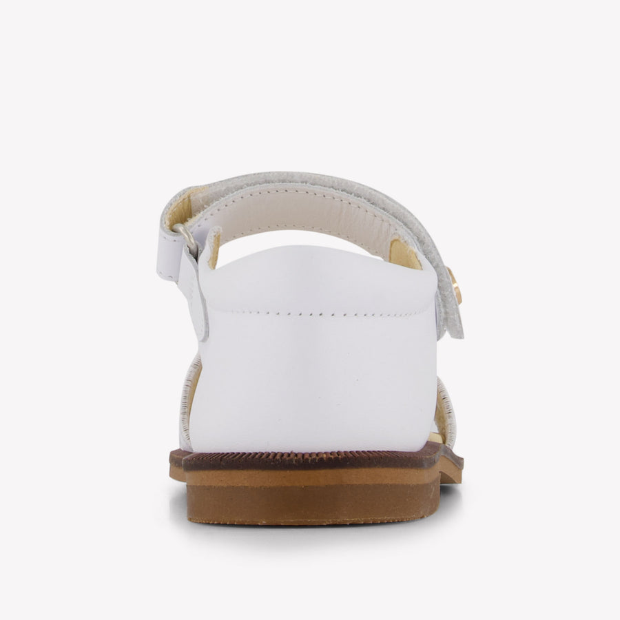 Andanines Meisjes Sandalen In Wit