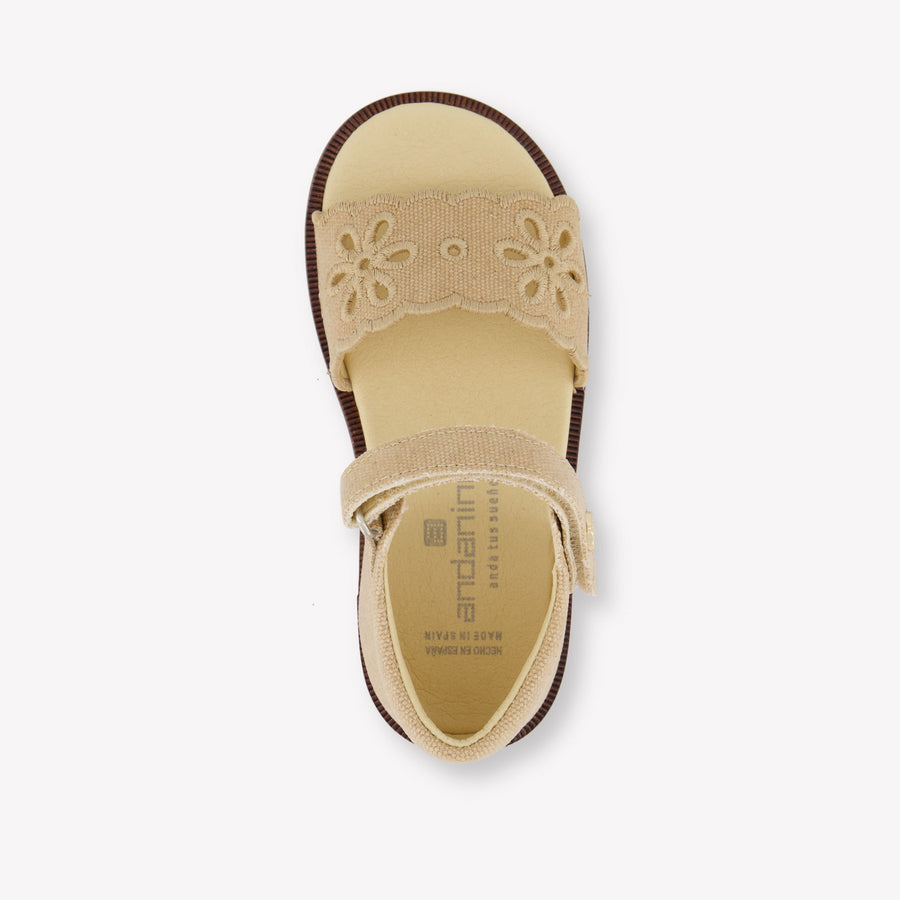 Andanines Meisjes Sandalen In Beige