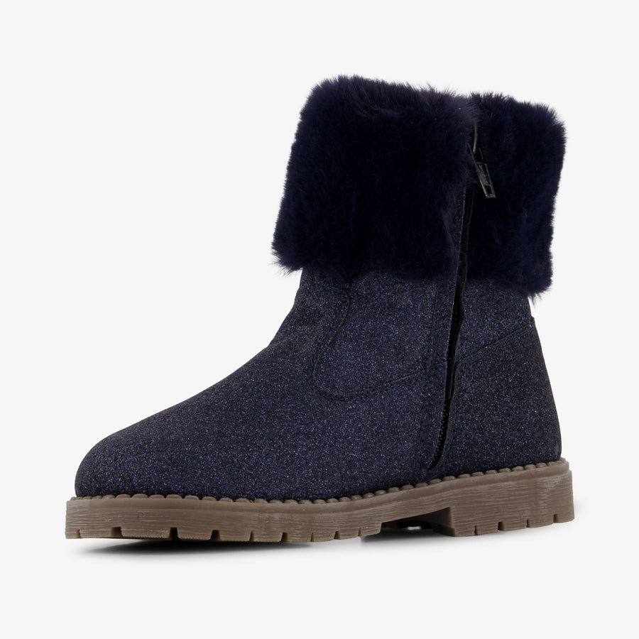 Andanines Meisjes Laarzen In Navy