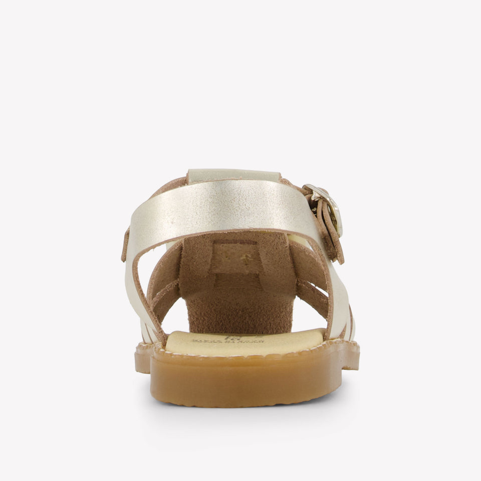 Andanines Meisjes Sandalen In Goud