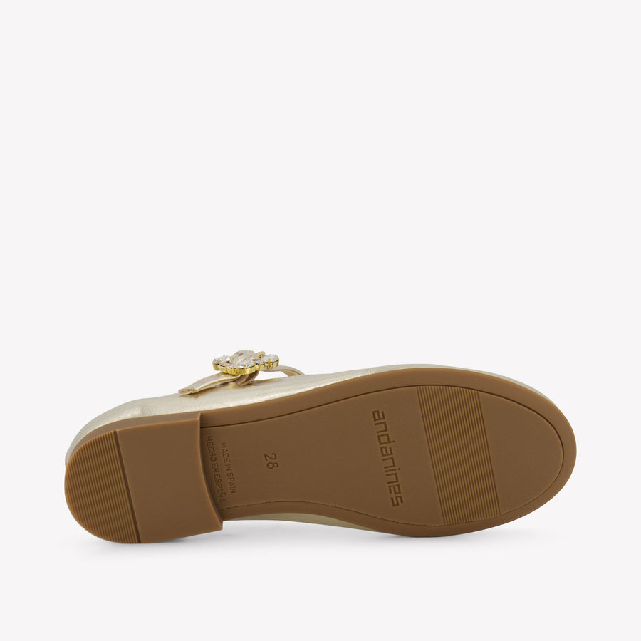 Andanines Meisjes Schoenen In Goud