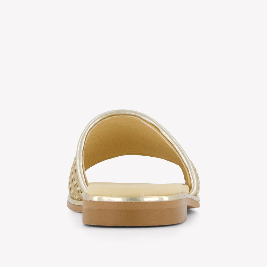 Andanines Meisjes Slippers In Goud